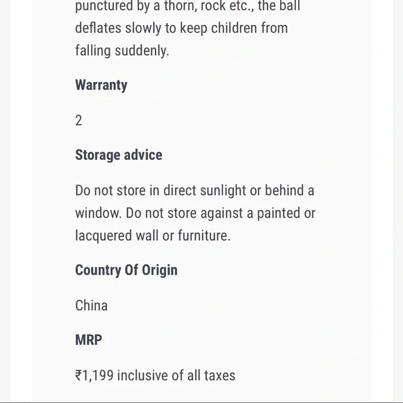 Kids Hopper Ball by Decathlon in Pink Colour, size 60 cm - Picture 8 of 9